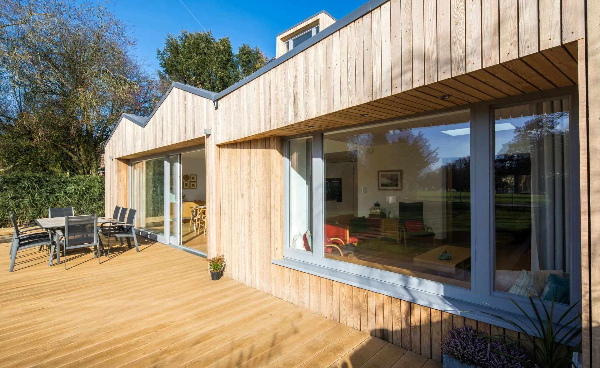 home extension garden space