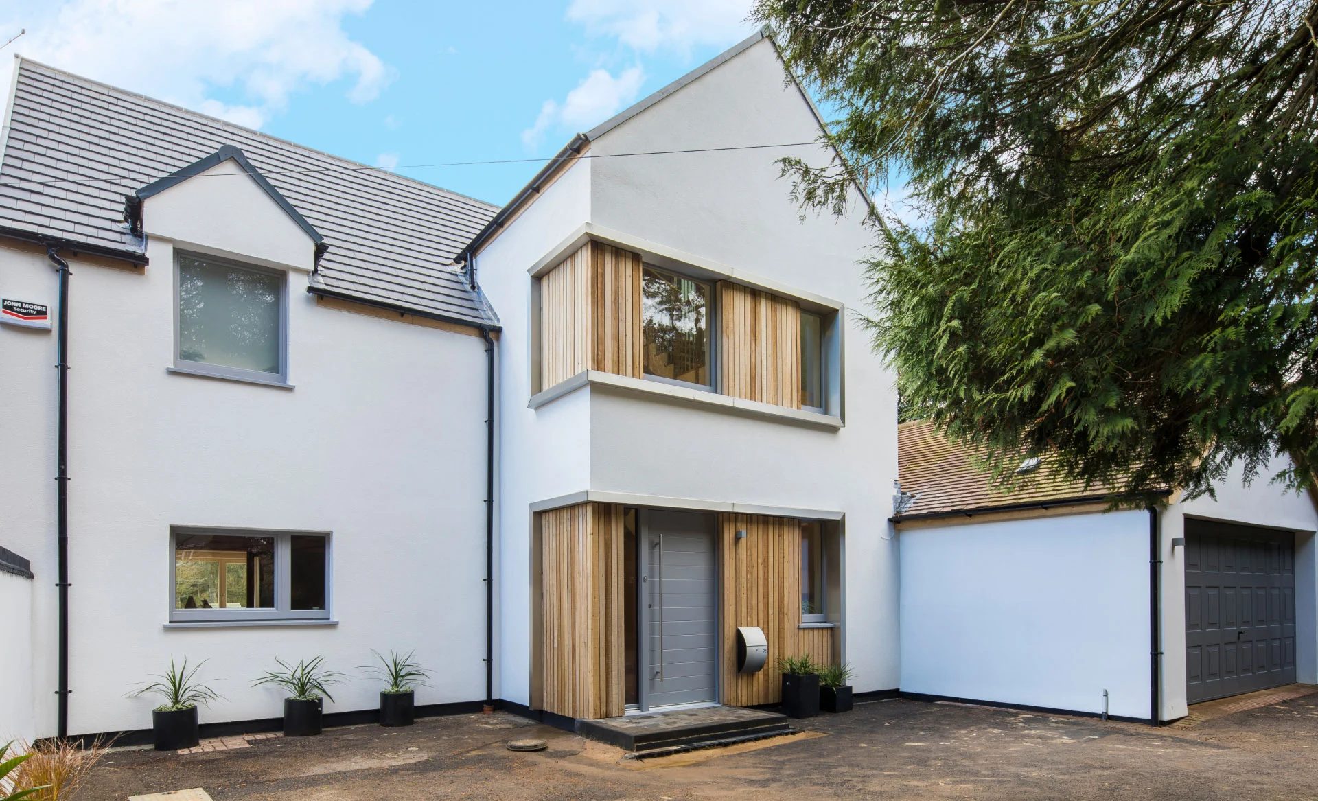 home extension exterior view